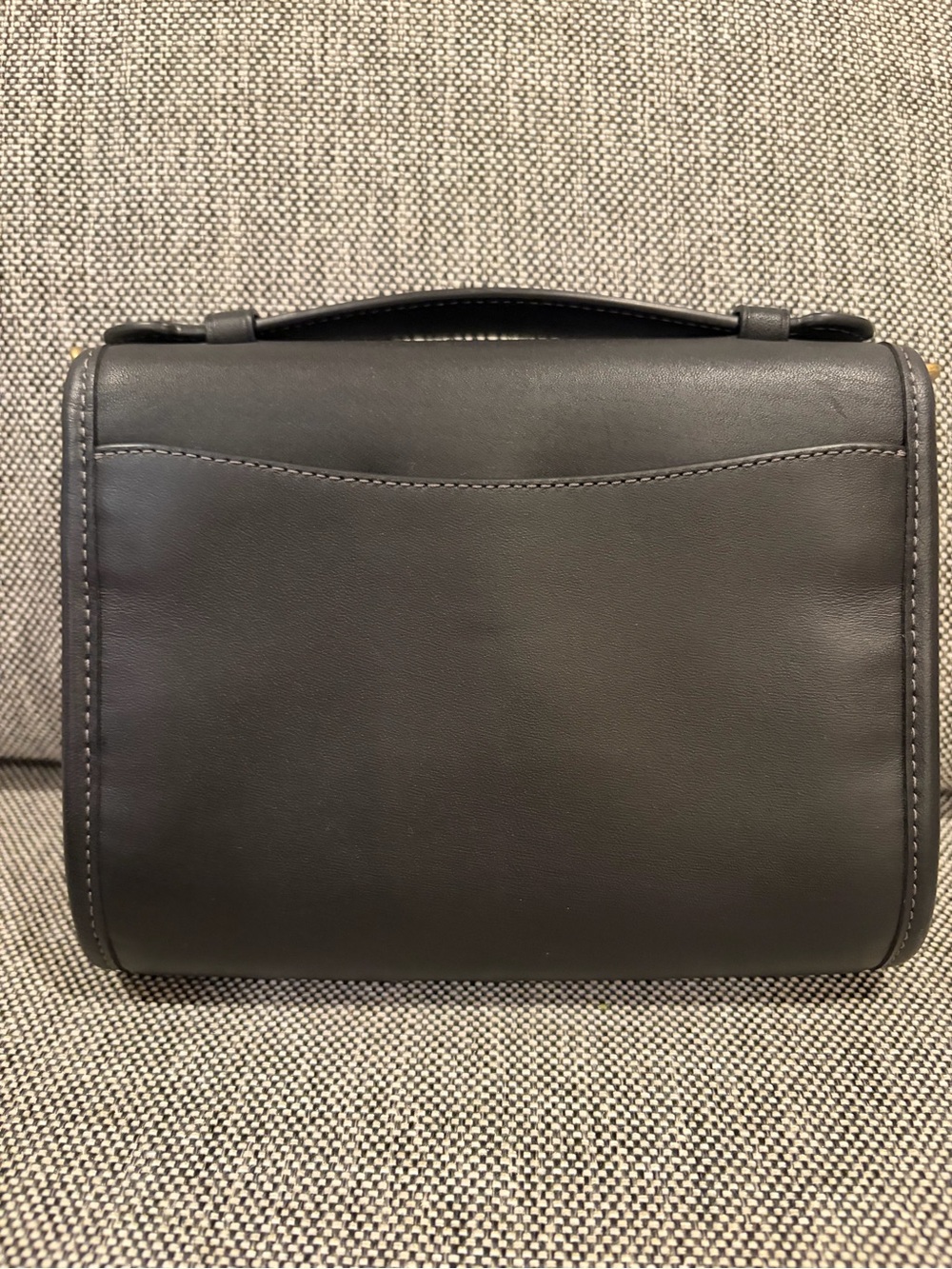 Coach Kip Turnlock Crossbody Handbag in Black - Picture 3 of 9